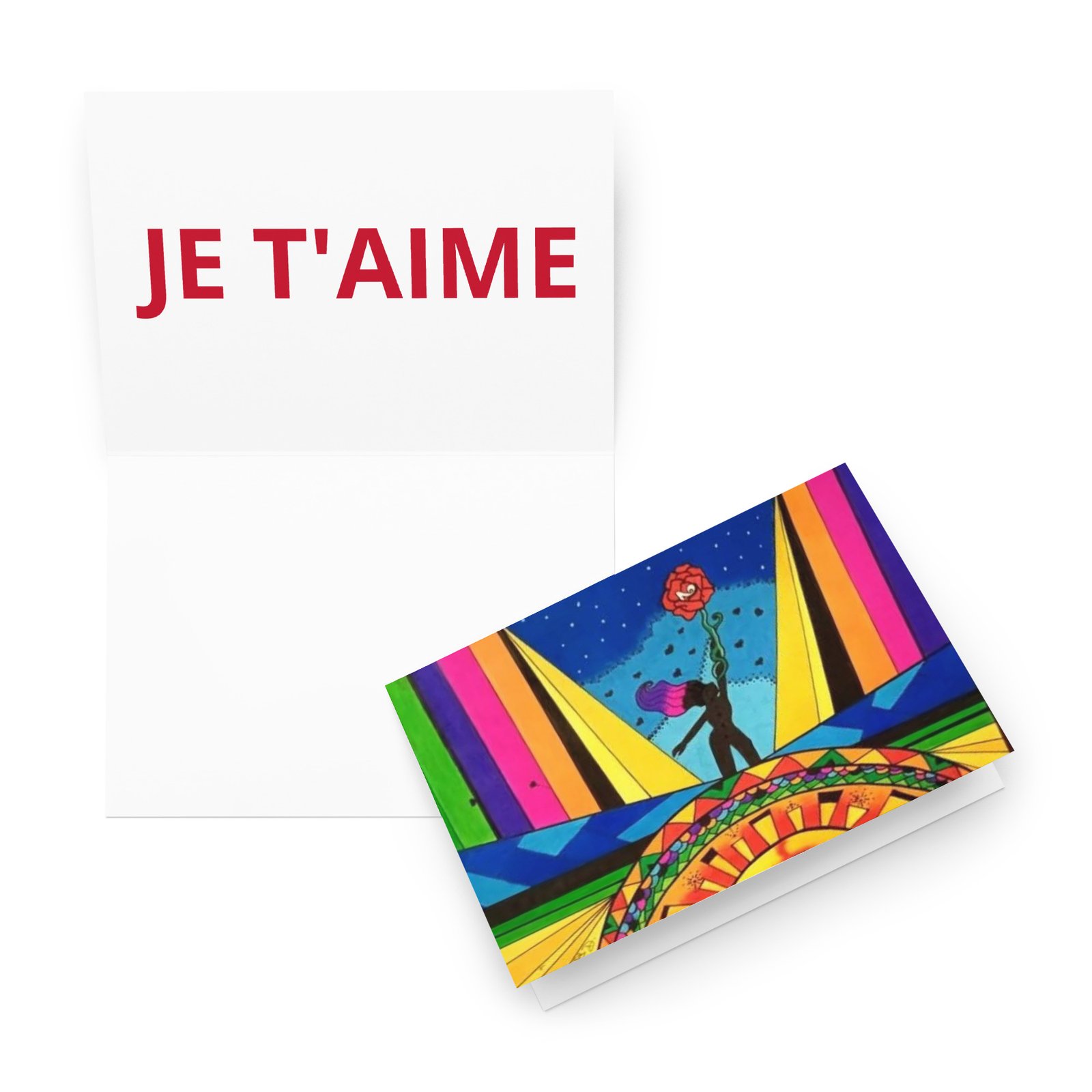 Carte à message — un mot qui vient du cœur