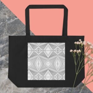 Grand tote bag en coton bio — simple, vivant et engagé