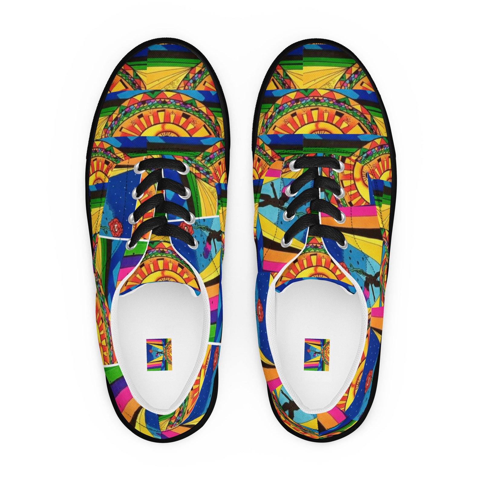 Tennis en toile avec lacets – Image 2