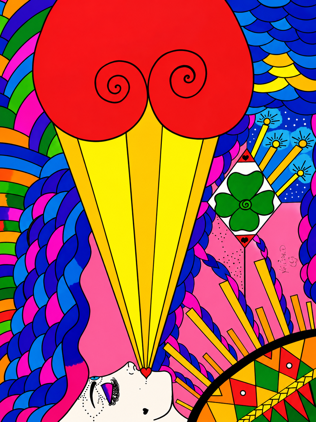 Suivre son intuition – illustration symbolique de la guidance du cœur